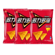 多力多滋（Doritos）多力多滋玉米片68g*9袋超浓芝士玉米片旗下薯片膨化零食礼包 多力多滋芝士味68g*3袋