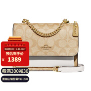 COACH蔻驰女包 MINI KLARE 女士链条风琴包 迷你号斜挎单肩包 现货 C9946-IMDQC