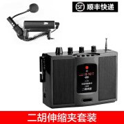 圣韵蓝牙v306无线扩音器2.4g二胡神器大功率便携式立体声户外乐器音箱 V306+二胡夹套 官方标配