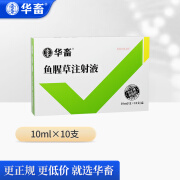 华畜 兽用鱼腥草注射液清热解毒兽药母猪牛羊产前后消炎针剂 1盒