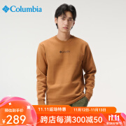 Columbia哥伦比亚男士秋冬户外休闲圆领印花卫衣套头衫保暖舒适AE3505 224 L