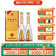 双沟珍宝坊君坊52度（500mL+20mL） 2瓶装白酒 双沟酒厂官方店铺 52度 520mL 2瓶