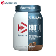 狄马泰斯DymatizeISO-100水解分离乳清蛋白粉whey增肌运动健身塑形 1.3磅/1.4磅 1.4磅-软糖布朗尼