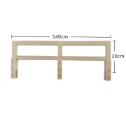 贝易爬家庭实木上下铺宝宝增高安全护栏防摔床边加高床围宿舍栏杆 长40 长140厘米*高20厘 0m 米 1
