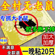 老鼠贴超强力粘鼠板老鼠一窝端神器沾老鼠板药灭鼠驱赶神器特大张 【3贴】实惠加大装