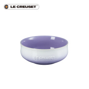 酷彩（Le Creuset）法国花语系列陶瓷花瓣碗盘碟家用米饭菜碗餐盘 汤碗粉紫色