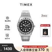 天美时（TIMEX）男表 Q系列重新发行38mm不锈钢手表 欧美表 节日礼物生日礼物 TW2V00100