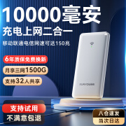 酷翼随身wifi免插卡移动wifi6便携式车载无线wifi6+全国通用2024款4G随身便携充电上网宝 【企业级展锐芯】顶配WIFI6+八核十二通道 晒单(送1500G流量)直播追