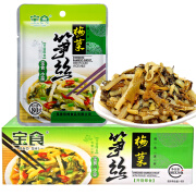 宝食（BAOSHI）梅菜笋丝即食下饭菜金菇脆笋雪菜金针菇酱腌菜零食小菜酸菜 梅菜笋丝80g*30包【整箱划算】