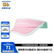 Skechers斯凯奇男女童遮阳帽夏季户外儿童运动休闲舒适透气帽子P224K058 害羞粉/005N 均码