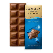 歌帝梵（Godiva）歌帝梵黑巧克力排块90g 72%可可黑巧克力零食进口七夕礼物 歌帝梵牛奶巧90克