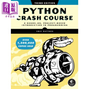 Python速成班 第3版 英文原版 Python Crash Course 3rd Edition Eric Matthes