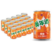 七喜（Cherry 7UP）柠檬味 碳酸饮料迷你罐200ml*20听（新老包装随机发 美年达