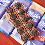 妙卡（Milka）俄罗斯进口德国奥力奥饼干因卡普黑气泡榛子牛奶可可脂巧克力零食 黑气泡+牛奶+榛子