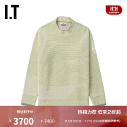 STONE ISLAND IT 男装圆领针织衫新款个性时尚宽松混色毛衣5512D5 YEL/黄色 XXS