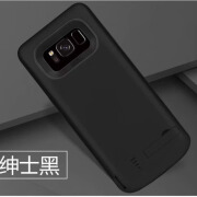 优速腾适用三星note9背夹式无线充电宝note8超薄电池s8+手机壳移动电源 三星S8+ 炫酷黑 纯进口电芯 20000毫安时