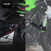 MRBR适配川崎ninja400防摔杠忍者400护杠竞技保险杠球棒无损改装配件 川崎ninja400加强防摔球