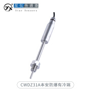 星仪A投入型防水温度传感器PT100输出4-20MA一体化变送器 CWDZ31A本安防爆有冷端