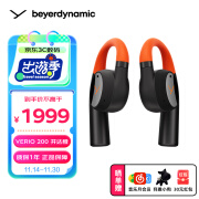 拜雅（beyerdynamic）挂耳式耳机VERIO 200真无线蓝牙开放式ows运动通话跑步不入耳 拜亚动力V200 芬达橙