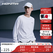 HONMA【活力系列】高尔夫服饰男士长袖T恤潮流休闲印花 漂白 XL