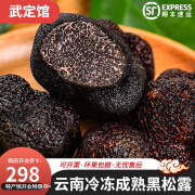 云南冷冻成熟黑松露500g/1kg  野生冰鲜猪拱菌食用烩面拌饭食材 2-3cm 500克【冷冻成熟黑松露】