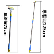 水木风铲刀清洁刀不锈钢伸缩杆地板瓷砖保洁工具铲墙皮刮刀玻璃铲子装修 75cm-125cm伸缩杆铲刀