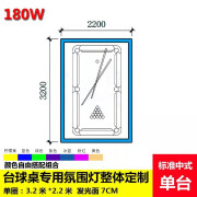 都格台球厅氛围灯台球厅氛围灯桌球吊灯台球室健身房俱乐部无缝拼接 单台单圈320*220cm