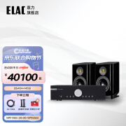 意力（ELAC）德国原装进口Vela系列 BS404发烧级无源书架音箱桌面高保真监听音响HiFi音响7寸喇叭单元 【套装】音乐传真M6si +意力BS 404