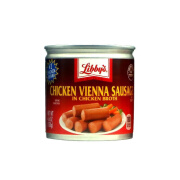 可局(临期)原装进口Libby's利比维也纳香肠罐头即食Vienna sausage 25年6月4日维也纳鸡肉肠130g