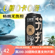 天源雪原味苏打水香草味碳酸饮料气泡苏打饮品330ml*24罐整箱 原味(330ml*6瓶