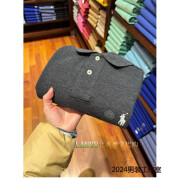 POLO SPORT RALPH LAUREN美国拉夫劳伦短袖纯棉商务休闲刺绣小马标POLO衫男 花黑色 XS码国内现货