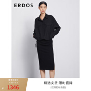 ERDOS 春夏工装夹克外套休闲时尚女上衣 黑 160/84A/M