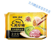 海霸王（Haibawang）甲天下水饺速冻袋装饺子批发蒸饺早餐食品速食水煮煎饺 玉米猪肉1包