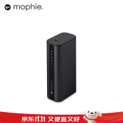 Mophie摩尔菲小巧便携10000mAh充电宝 20w快充PD双向 USB-C快充type-c移动电源 5000毫安20W双向快充电源|黑色