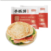 美粮坊 老上海葱油饼手抓饼半成品葱香味生鲜面点梅干菜饼儿童早餐饼 手抓饼80g30片