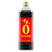 千禾酱油东坡红1L瓶装纯酿特级老抽炒菜红烧蒸肉大豆酿造厨房家用调味 东坡红特级老抽1L-1瓶