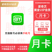 爱奇艺黄金vip月卡 爱奇艺会员月卡爱奇艺黄金会员1个月爱奇艺vip月卡