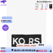 迈克·科尔斯（MICHAEL KORS）MICHAEL KORS男士字母皮夹钱包纸币插袋8卡槽个性时尚 black/white NS