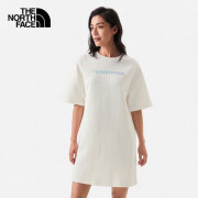 The North Face北面T恤裙女户外舒适宽松A字裙7WEW 白色/N3N XL