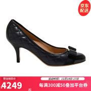 萨瓦托.菲拉格慕（Salvatore Ferragamo）女鞋 女士黑色高跟鞋奢侈品潮牌 黑色 5