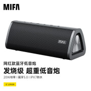 MIFA A10+蓝牙音箱低音炮大音量户外便携式小型车载可插卡迷你小音响电脑播放器 经典黑