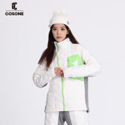 COSONE滑雪羽绒服内胆冬季防风保暖舒适中间层滑雪服男女22新款滑雪装备 白色上衣 m