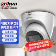 dahua大华摄像头监控室外400万拾音POE供电半球日夜全彩手机远程 DH-IPC-HDW2433T-A-LED 2.8mm