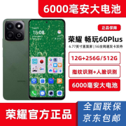 荣耀畅玩60Plus新品5G学生手机6000mAh长续航大音量立体声5000万像素 仙踪绿 12GB+256GB