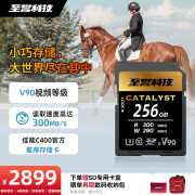 至誉科技Catalyst系列UHS-II SD V90 高速存储卡 支持4K-8K视频 佳能C400官方推荐存储卡 【256GB】写速280M/s