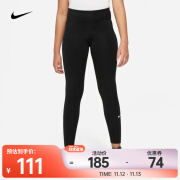 耐克（NIKE） DRI-FIT ONE 紧身裤 DQ8836-010 XL