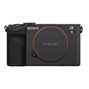 美本堂适用于索尼a7c2贴膜相机贴纸保护膜SONY a7c二代机身贴纸贴皮3M 等高线黑 无规格