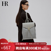 HR赫莲娜双肩包女大容量时尚包旅行包高级轻便包女生日礼物送女友 灰色