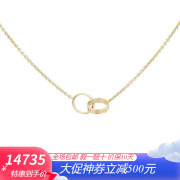 卡地亚（Cartier）Cartier卡地亚女士经典款LOVE系列18K金双环扣项链 黄金B7212400 长度：44cm / 内径 8mm