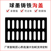 鎏金异彩定制球墨铸铁井盖方形下水道盖板排水沟厨房阴沟污水雨水篦子格栅 200*500*20_行人款